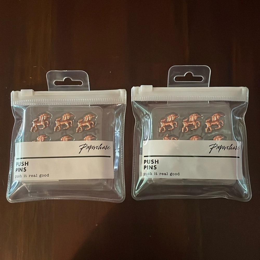 Paperchase Unicorn Push Pins - 2 Sets